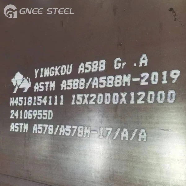 ASTM A588 A633 Lágblendi stálplata